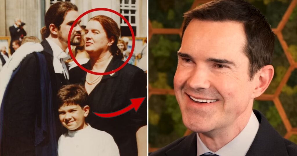 Nora Mary Carr pictured with her son Jimmy Carr